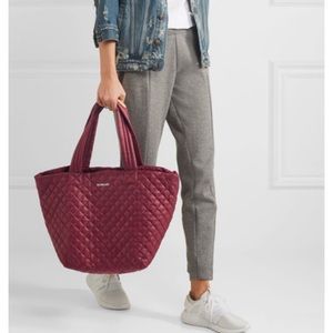 MZ Wallace Medium Metro Tote - Maroon
